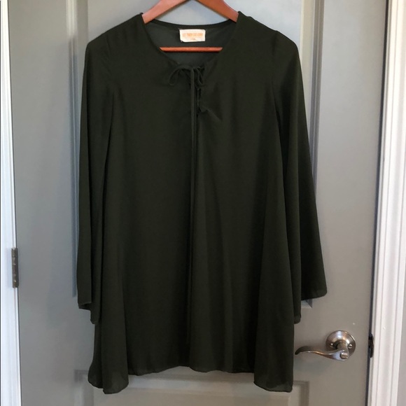 Let Them Eat Cake Dresses & Skirts - Olive Shift Dress